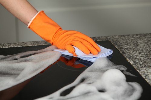 Deep sofa cleaning process in Thornton Heath removing dirt and stains