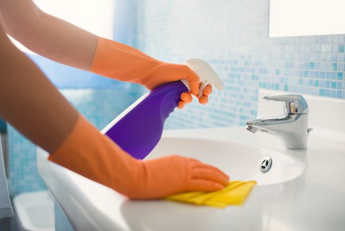 SSL-protected carpet cleaning payment transaction