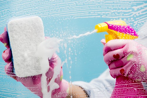 Professional carpet cleaning equipment in a Thornton Heath workplace